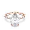 Picture of 4.25 Ct Pear, Marquise Cut & Round Brilliant Cut Lab-Grown Diamond Engagement Ring in Solid Gold For Women