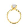 Picture of 4.25 Ct Pear, Marquise Cut & Round Brilliant Cut Lab-Grown Diamond Engagement Ring in Solid Gold For Women