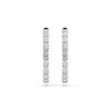 Picture of 17.00 Ct Radiant Cut Lab-Grown Diamond Hoop Earring in Solid Gold For Women