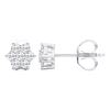 Picture of 0.25 Ct Round Brilliant Cut Lab-Grown Diamond Prong Set Push Back Stud Earring in Solid Gold For Women