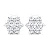 Picture of 0.25 Ct Round Brilliant Cut Lab-Grown Diamond Prong Set Push Back Stud Earring in Solid Gold For Women