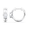 Picture of Elegant 0.50 Ct Oval Cut Lab-Grown Diamond Huggie Hoop Earring in Solid Gold For Women