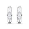 Picture of Elegant 0.50 Ct Pear Cut Lab-Grown Diamond Huggie Hoop Earring in Solid Gold For Women