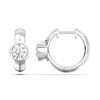 Picture of Elegant 0.50 Ct Round Brilliant Cut Lab-Grown Diamond Huggie Hoop Earring in Solid Gold For Women