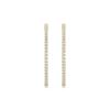 Picture of Elegant 3.05 Ct Round Brilliant Cut Lab-Grown Diamond Hoop Earring in Solid Gold For Women