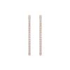 Picture of Elegant 3.05 Ct Round Brilliant Cut Lab-Grown Diamond Hoop Earring in Solid Gold For Women