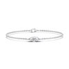 Picture of 0.50 Ct Single Marquise Cut Lab Grown Diamond 7 inch Solitaire Chain Bracelet in Solid For Women