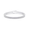 Picture of 8.05 Ct Radiant Cut Lab Grown Diamond Prong Set 7 inch Tennis Bracelet in Solid Gold For Women