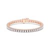 Picture of 8.05 Ct Radiant Cut Lab Grown Diamond Prong Set 7 inch Tennis Bracelet in Solid Gold For Women