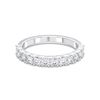 Picture of 0.80 Ct Round Brilliant Cut Lab-Grown Diamond Half Eternity Wedding Band in Solid Gold For Women