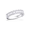 Picture of 2.50 Ct Emerald Cut Lab-Grown Diamond Half Eternity Wedding Band in Solid Gold For Women