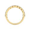 Picture of 2.50 Ct Emerald Cut Lab-Grown Diamond Half Eternity Wedding Band in Solid Gold For Women