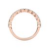 Picture of 2.50 Ct Emerald Cut Lab-Grown Diamond Half Eternity Wedding Band in Solid Gold For Women