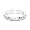 Picture of 0.75 Ct Round Brilliant Cut Lab-Grown Diamond Bezel Set Half Eternity Wedding Band in Solid Gold For Women