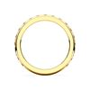 Picture of 0.75 Ct Round Brilliant Cut Lab-Grown Diamond Bezel Set Half Eternity Wedding Band in Solid Gold For Women