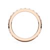 Picture of 0.75 Ct Round Brilliant Cut Lab-Grown Diamond Bezel Set Half Eternity Wedding Band in Solid Gold For Women