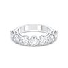 Picture of 2.20 Ct Round Brilliant Cut Lab-Grown Diamond Prong Set Wedding Band in Solid Gold For Women