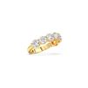 Picture of 2.20 Ct Round Brilliant Cut Lab-Grown Diamond Prong Set Wedding Band in Solid Gold For Women