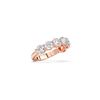 Picture of 2.20 Ct Round Brilliant Cut Lab-Grown Diamond Prong Set Wedding Band in Solid Gold For Women