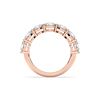 Picture of 2.20 Ct Round Brilliant Cut Lab-Grown Diamond Prong Set Wedding Band in Solid Gold For Women
