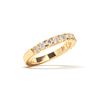Picture of 0.50 Ct Round Brilliant Lab Grown Diamond Wedding Band in Solid Gold for Women
