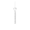 Picture of Elegant Cross Pendant with Chain For Women with 0.25 Ct Lab-Grown Round Diamond in Solid Gold – Modern Everyday Jewelry
