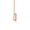 Picture of 2.15 Ct Lab-Grown Round Diamond Halo Pendant Necklace in Solid Gold – Brilliant Statement Jewelry Gift for Women
