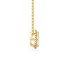 Picture of 2.15 Ct Lab-Grown Round Diamond Halo Pendant Necklace in Solid Gold – Brilliant Statement Jewelry Gift for Women