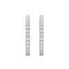Picture of 1.488 Ct Round Cut Lab-Grown Diamond Hoop Earring in Solid Gold For Women