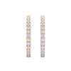 Picture of 1.488 Ct Round Cut Lab-Grown Diamond Hoop Earring in Solid Gold For Women