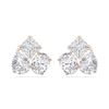 Picture of 15.000 Ct Round Cut Lab-Grown Diamond Push Back Fashion Earring in Solid Gold For Women