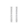 Picture of 2.774 Ct Round Cut Lab-Grown Diamond Push Back Hoop Earring in Solid Gold For Women