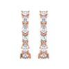 Picture of 2.38 Carat FG/VS Round Lab Grown Diamond  Hoop Earring Made in Solid Gold
