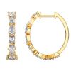 Picture of 2.38 Carat FG/VS Round Lab Grown Diamond  Hoop Earring Made in Solid Gold
