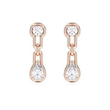 Picture of 4.00 Carat FG/VS Round Lab Grown Diamond Push Back Fashion Earring Made in Solid Gold
