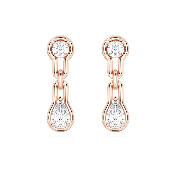 Picture of 4.00 Carat FG/VS Round Lab Grown Diamond Push Back Fashion Earring Made in Solid Gold