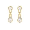 Picture of 4.00 Carat FG/VS Round Lab Grown Diamond Push Back Fashion Earring Made in Solid Gold