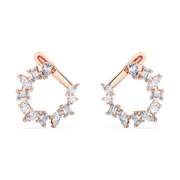 Picture of 1.00 Carat FG/VS Round Lab Grown Diamond Fashion Earring Made in Solid Gold