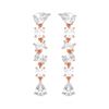 Picture of 5.97 Ct Multi Cut Lab-Grown Diamond Push Back in Solid Gold For Women