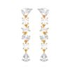 Picture of 5.97 Ct Multi Cut Lab-Grown Diamond Push Back in Solid Gold For Women
