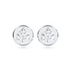 Picture of 0.25 Ct Round Cut Lab-Grown Diamond Push Back Stud Earring in Solid Gold For Women
