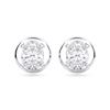 Picture of 0.50 Ct Oval Cut Lab-Grown Diamond Push Back Stud Earring in Solid Gold For Women