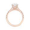 Picture of 3.58 Ct Oval Cut Lab-Grown Diamond Solitaire Ring in Solid Gold For Women