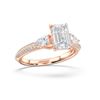 Picture of 2.72 Ct Lab-Grown Diamond 3-Stone Ring  in Solid Gold For Women