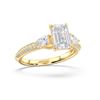 Picture of 2.72 Ct Lab-Grown Diamond 3-Stone Ring  in Solid Gold For Women