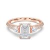 Picture of 2.72 Ct Lab-Grown Diamond 3-Stone Ring  in Solid Gold For Women