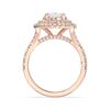 Picture of 4.22 Ct Oval Cut Lab-Grown Diamond Wedding Ring in Solid Gold For Women