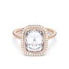 Picture of 2.29 Ct Oval Cut Lab-Grown Diamond 3-Stone Engagement Ring in Solid Gold For Women