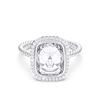 Picture of 2.29 Ct Oval Cut Lab-Grown Diamond 3-Stone Engagement Ring in Solid Gold For Women