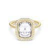 Picture of 2.29 Ct Oval Cut Lab-Grown Diamond 3-Stone Engagement Ring in Solid Gold For Women